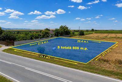 Teren Construcții intravilan de 806 mp, în Cataloi