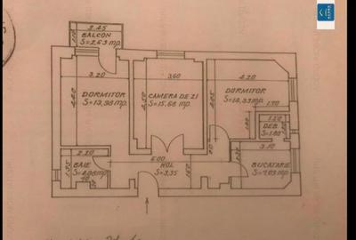 Apartament cu 3 camere decomandat, mobilat în Faleza Nord - 9