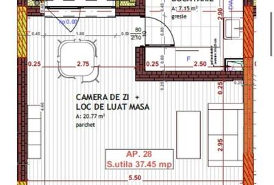 Garsonieră semidecomandată în Florești