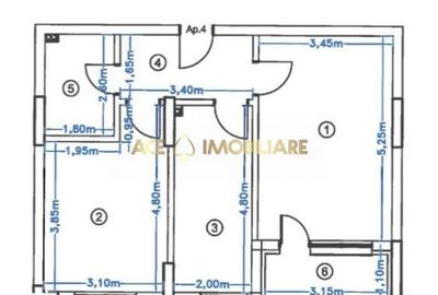 Apartament cu 2 camere în Central