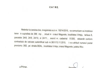 Spațiu comercial, în Vârteju