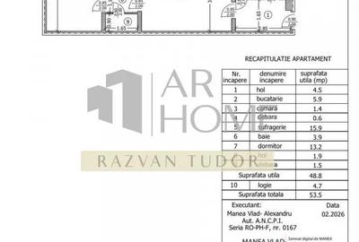 Apartament cu 2 camere semidecomandat în Central - 5