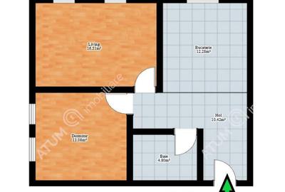 Apartament cu 2 camere decomandat, mobilat în Terezian - 4