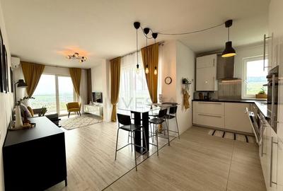 Apartament 3 camere, terasa 28mp + panorama ,de inchiriat in Bună Ziua