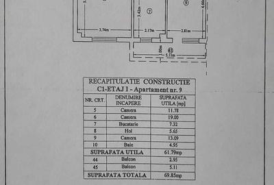 Apartament cu 3 camere decomandat în Valea Lupului - 7