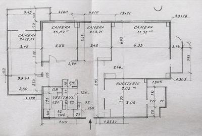 Apartament cu 4 camere decomandat în Gheorgheni
