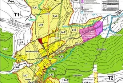Teren extravilan, Padureni 20700 mp, alipit padure