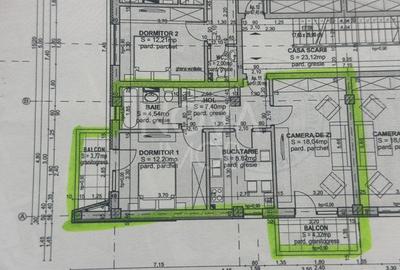 Apartament 2 camere, decomandat, Turnisor - 5