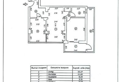 Garsoniera 46mp recompartimentata in 2 camere - parcul Tei - renovat - mobilat - 16