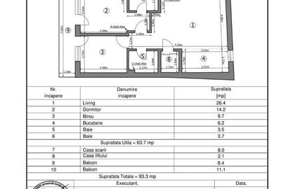 Apartament cu 3 camere decomandat în Dorobanți - 5