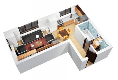 Apartament 1 camera decomandat 31 mp Sos Nicolina Bloc Nou 2017 - 10
