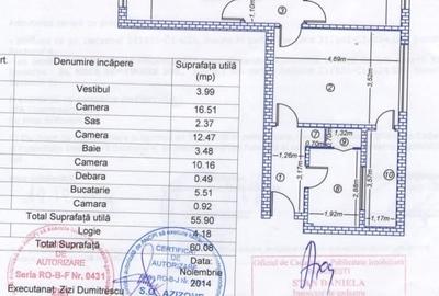Apartament cu 3 camere semidecomandat în Olteniței