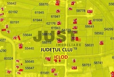 Teren Construcții intravilan de 1040 mp, în Iclod