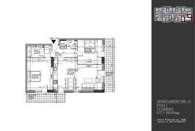 Apartamente 3 camere, Trapezului, P+2, Bloc NOU 2026! - 4