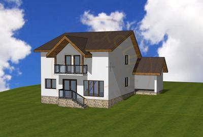 Casa P+1, Babana-Arges cu panouri si apa de izvor - 2