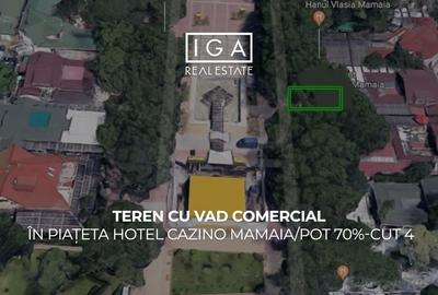 Teren cu vad comercial in Piateta Hotel Cazino Mamaia / POT 70% - CUT 4