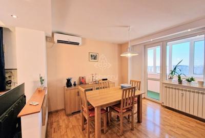 3 camere (transformat din 4 cam.) | 80 mp utili + 10mp balcon | Metrou | - 4