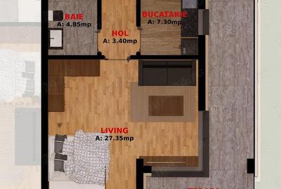 Garsoniere cu Terasa si Apartamente doua camere. Direct Dezvoltator. Comision 0% - 8