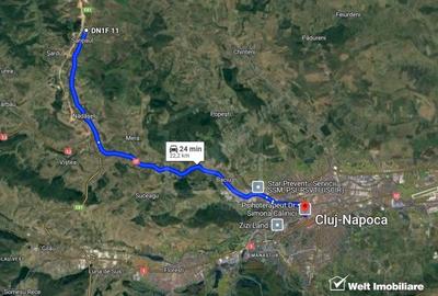 Teren Sanpaul, 1428mp(26x53), pozitie insorita, acces excelent catre Cluj si A3 - 4