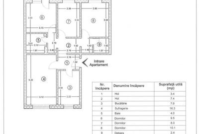 Apartament cu 4 camere decomandat în Burdujeni - 11