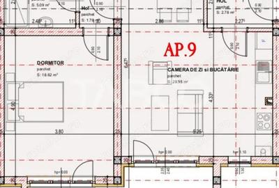 Apartament cu 2 camere decomandat în Central - 4