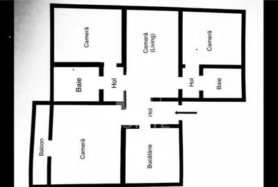 Apartament cu 4 camere, 2 bai, etaj intermediar, zona Soarelui - 7