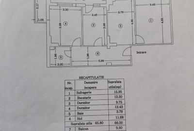 Apartament cu 3 camere decomandat în Central - 11