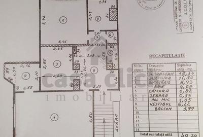 Apartament 2 camere decomandat, etaj 2, mobilat – Piața Centrală - 12