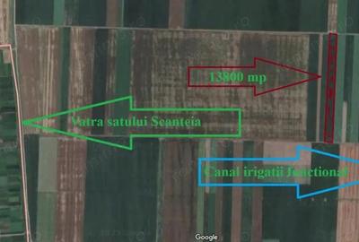 Teren de 13800 mp, în Scânteia - 1