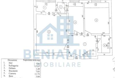 2 Decomandate Mobilat Utilat Calea Bucuresti Rotonda 52mp - 2