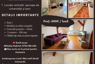 Apartament spatios, 3 camere, 100 mp - Zona Balcescu - 1