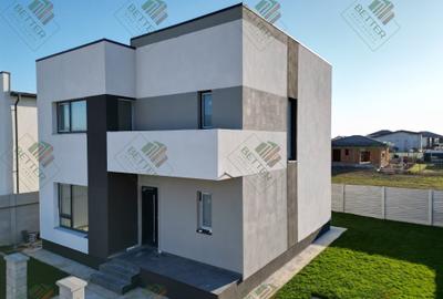 Casă Individuală P+1E - Stil Mediteranean - 122mp utili - Comuna Berceni