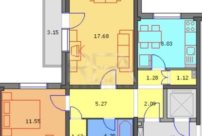 Apartament cu 2 camere decomandat în Lujerului - 3