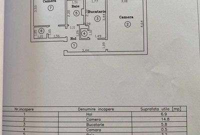 Apartament cu 2 camere decomandat, mobilat în Tractorul - 2