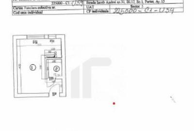 Garsoniera situata la parter, Str Iacob Andrei, bloc civiliz - 2