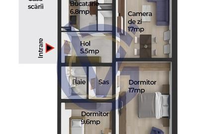 Apartament cu 3 camere decomandat în Camil Ressu - 32