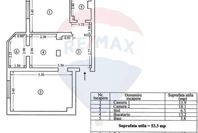 Apartament cu 2 camere de inchiriat in Constanta - 15