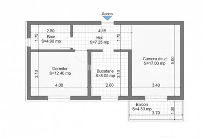 Apartament cu 2 camere decomandat în Popas Păcurari - 5