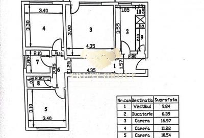 Apartament cu 3 camere decomandat, mobilat în Victoriei - 16