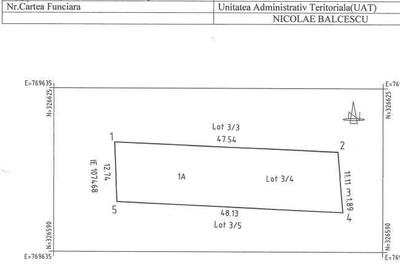 Teren de 600 mp, în Nicolae Bălcescu - 1