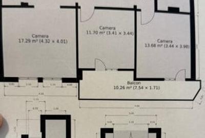 Apartament 3 camere, 75 mp utili, decomandat,  zona Centrala OCAZIE !!! - 12