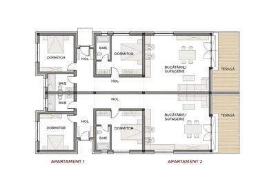 Duple modern , finisaje premium , grădină proprie , zonă liniștită - 6