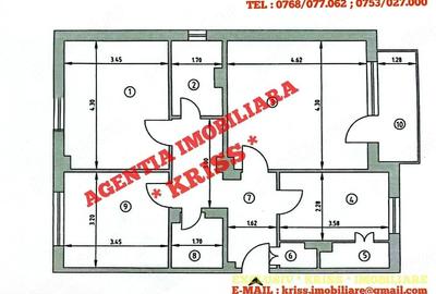 Apartament cu 3 camere decomandat în Teilor - 1