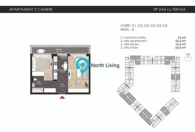 Apartament cu 2 camere decomandat în Bucureștii Noi - 7