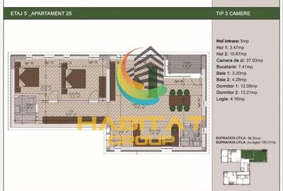 Apartament 3 camere - imobil finalizat - 10