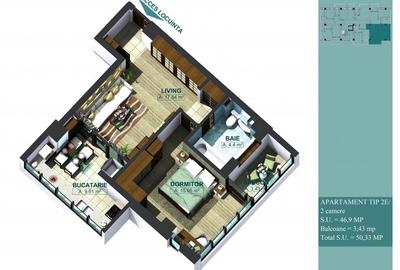 Promotie apartament 2 camere direct de la dezvoltator! - 2