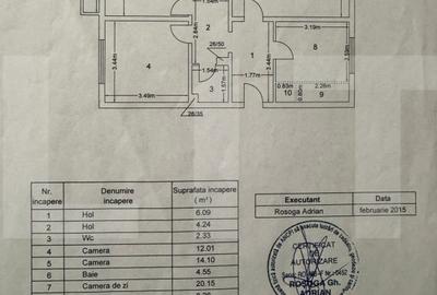 Apartament cu 3 camere, 79,5 mp, spatios, zona Lujerului – metrou aproape - 17