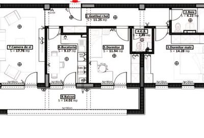 Apartament 3 camere Apartament 3 camere - 10