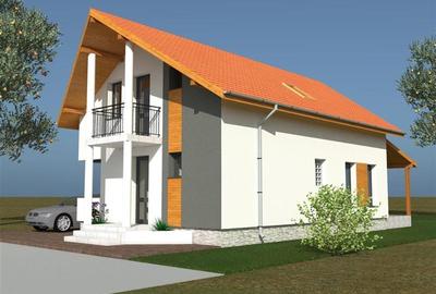 Casa independenta de vanzare 4 camere, 2 niveluri si 500 mp teren,Sincraiul de M - 2