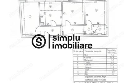 Apartament 3 camere decomandat - 10